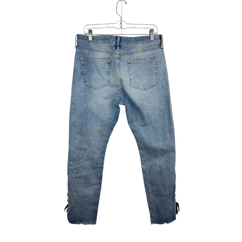 Anthropologie Pilcro Lace Up Jeans - Picture 5 of 6